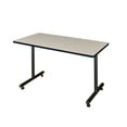 thumbnail image 1 of Regency Kobe 48 x 24 in. Steel T-Base Training Seminar Table- Maple, 1 of 4
