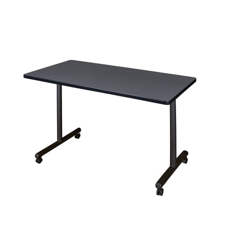 Regency Kobe 48" x 24" Mobile Training Table, Multiple Finishes