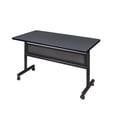 thumbnail image 1 of Kobe 48" x 30" Flip Top Mobile Training Table with Modesty- Grey, 1 of 7