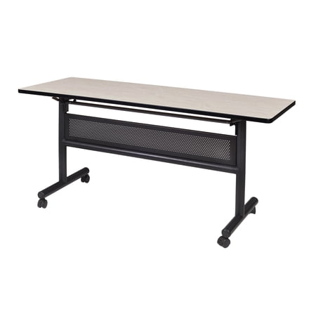 Regency Kobe 60" Flip Top Mobile Training Table with Modesty, Multiple Colors