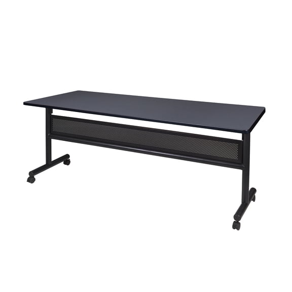 Regency Kobe 72" Flip Top Mobile Training Table with Modesty, Multiple Colors