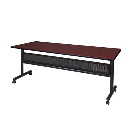 Regency Kobe 72" Flip Top Mobile Training Table with Modesty, Multiple Colors