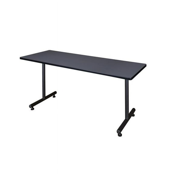 Regency Kobe 72 Inch Rectangular Training Table in Grey