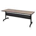 thumbnail image 1 of Regency Kobe 72 x 30 in. Flip-Top Training Nesting Table with Modesty Panel- Beige, 1 of 2