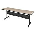 thumbnail image 1 of Regency Kobe 84 x 24 in. Flip-Top Training Nesting Table with Modesty Panel- Beige, 1 of 2