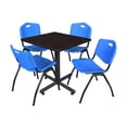 thumbnail image 1 of Regency Kobe 30'' Square 5 Piece Breakroom Table and Chair Set, 1 of 7