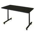 thumbnail image 1 of Regency Kobe 72 x 24 in. Steel T-Base Training Seminar Table- Mocha Walnut, 1 of 2