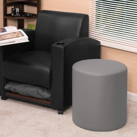 Regency Lane Grey Indoor Round Ottoman