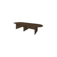thumbnail image 1 of Regency Legacy 12 ft. Racetrack Laminate Conference Table with Charging Port- Neo Walnut, 1 of 5