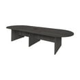 thumbnail image 1 of Regency Legacy 14 ft Racetrack Laminate Conference Table with 1 Charging Port, Durable Construction, Scratch-Resistant Surface, and Modern Design for Professional Office Workspaces - Ash Grey, 1 of 5