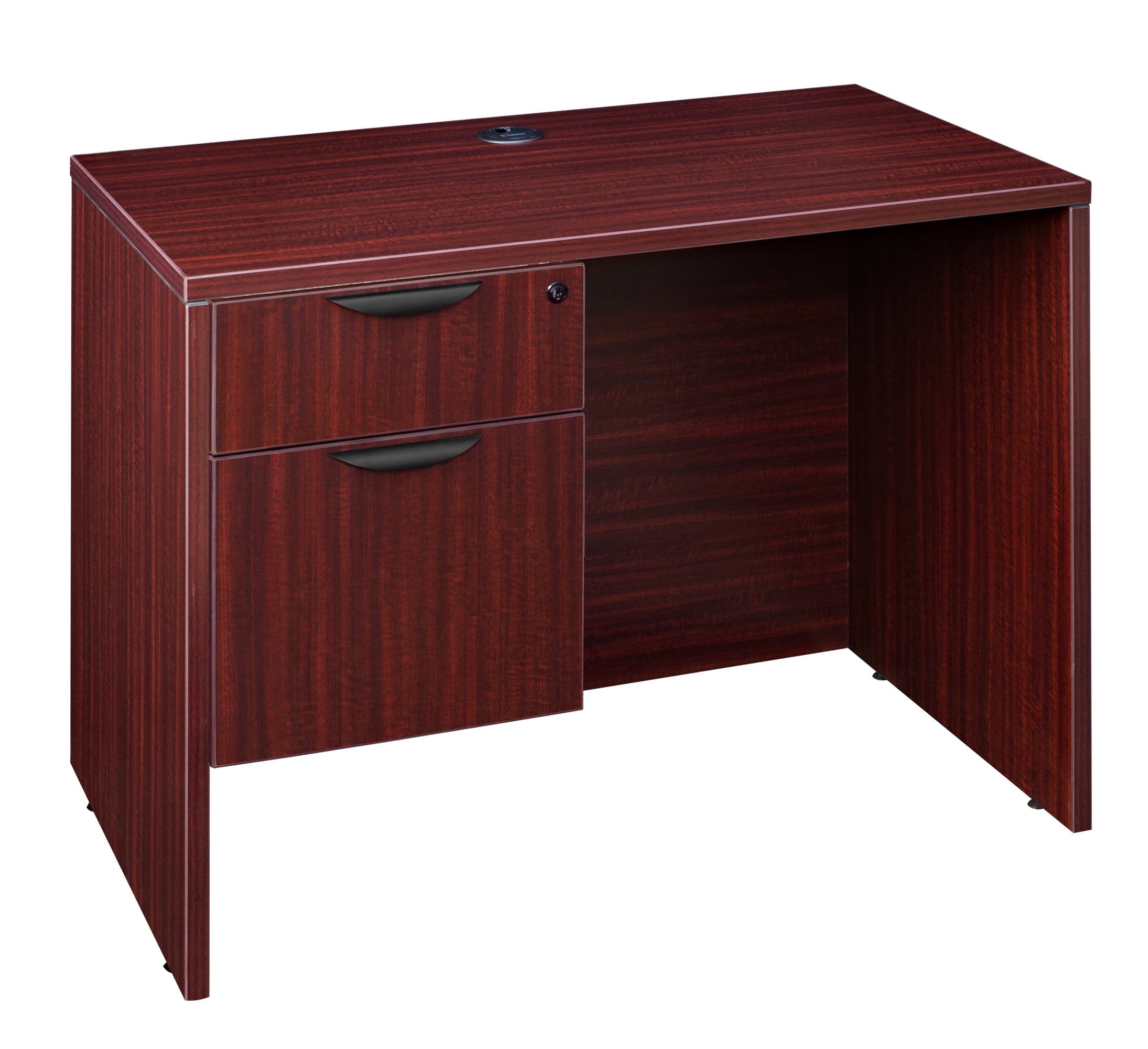 Regency Legacy 42" Single Pedestal Desk,Mahogany LSP4224MH