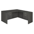 thumbnail image 1 of Legacy 60" Double Pedestal L-Desk with 35" Return- Ash Grey, 1 of 6
