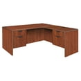 thumbnail image 1 of Regency Legacy 60 x 65 in. L Desk with Double Pedestal Drawer Unit- Cherry, 1 of 8