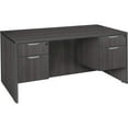 thumbnail image 1 of Legacy 66" Double Pedestal Desk- Ash Grey, 1 of 8