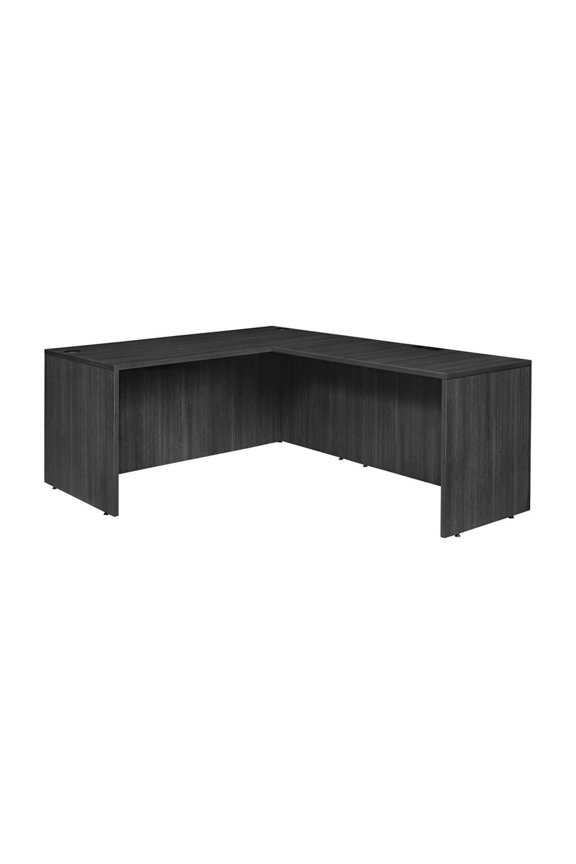 Legacy 66 x 77 in. Executive L Desk Shell- Ash Grey