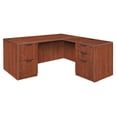 thumbnail image 1 of Regency Legacy 71 x 70 in. L Desk with Double Full Pedestal Drawer Unit- Cherry, 1 of 8