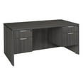 thumbnail image 1 of Regency Legacy 71" Double Pedestal Desk- Ash Grey, 1 of 6