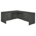thumbnail image 1 of Regency Legacy 71" Double Pedestal L-Desk with 47" Return- Ash Grey, 1 of 5