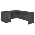 thumbnail image 1 of Regency Legacy 71" Single Full Pedestal L-Desk with 47" Return- Ash Grey, 1 of 5