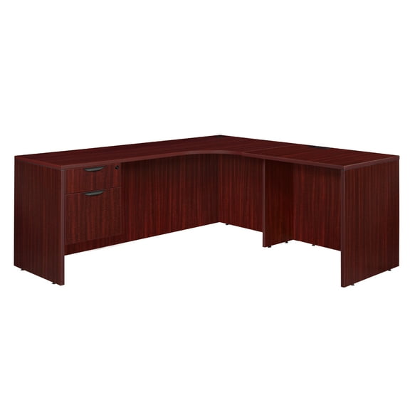 Regency Legacy 71 x 59 in. Single Pedestal Right Corner Credenza- Mahogany
