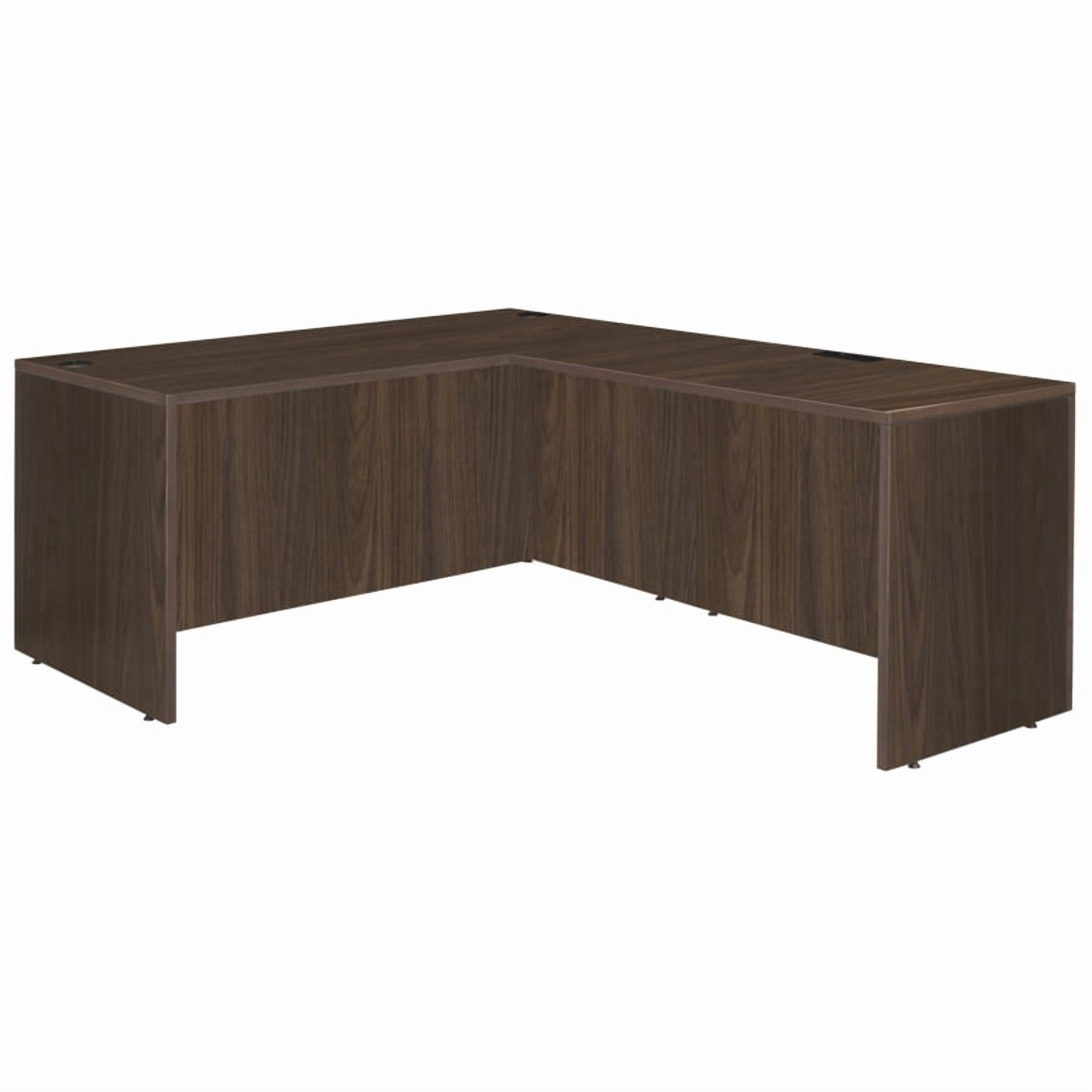 Regency Legacy 71 x 82 in. Executive L Desk Shell- Neo Walnut