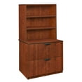 thumbnail image 1 of Legacy Lateral File with Open Hutch- Cherry, 1 of 8