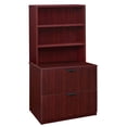 thumbnail image 1 of Legacy Lateral File with Open Hutch- Mahogany, 1 of 7