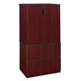 thumbnail image 1 of Regency Legacy Lateral File with Stackable Storage Cabinet- Mahogany, 1 of 7