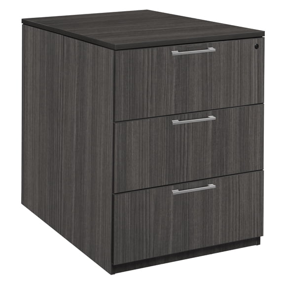 Regency Legacy Stand Up Back to Back Lateral File/ Desk- Ash Grey