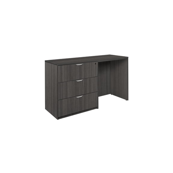 Regency Legacy Stand Up Side to Side Lateral File/ Desk- Ash Grey