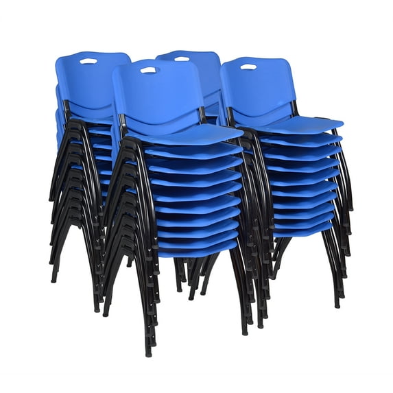 Regency 'M' Stack Chair (40 pack)- Blue