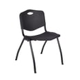 thumbnail image 1 of Regency 'M' Stack Chair- Black, 1 of 5