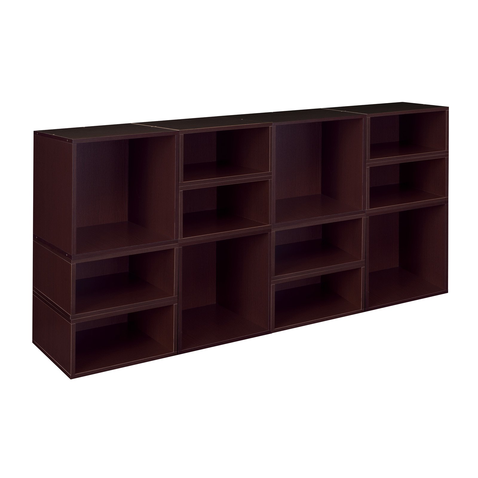 Regency Niche Cubo Modular Storage Shelf with Optional 4 Full and 8 Half Sized Folding Storage