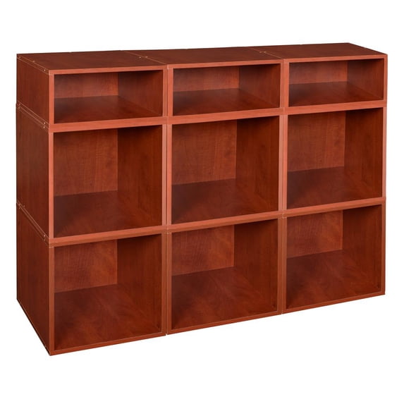 Regency Niche Cubo Storage Set- 6 Full Cubes/3 Half Cubes- Cherry