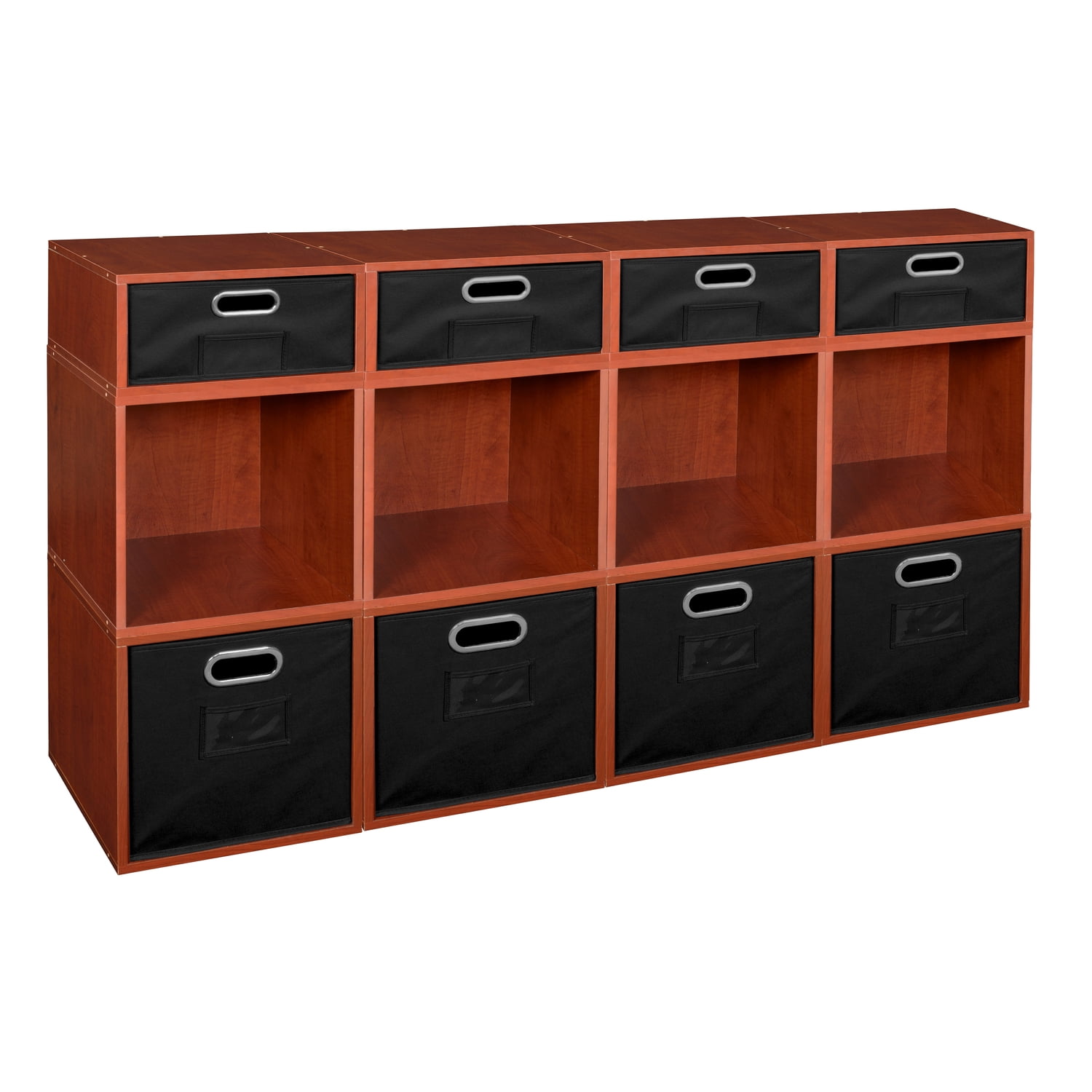 Regency Niche Cubo Storage Set- 8 Full Cubes/4 Half Cubes with Foldable ...