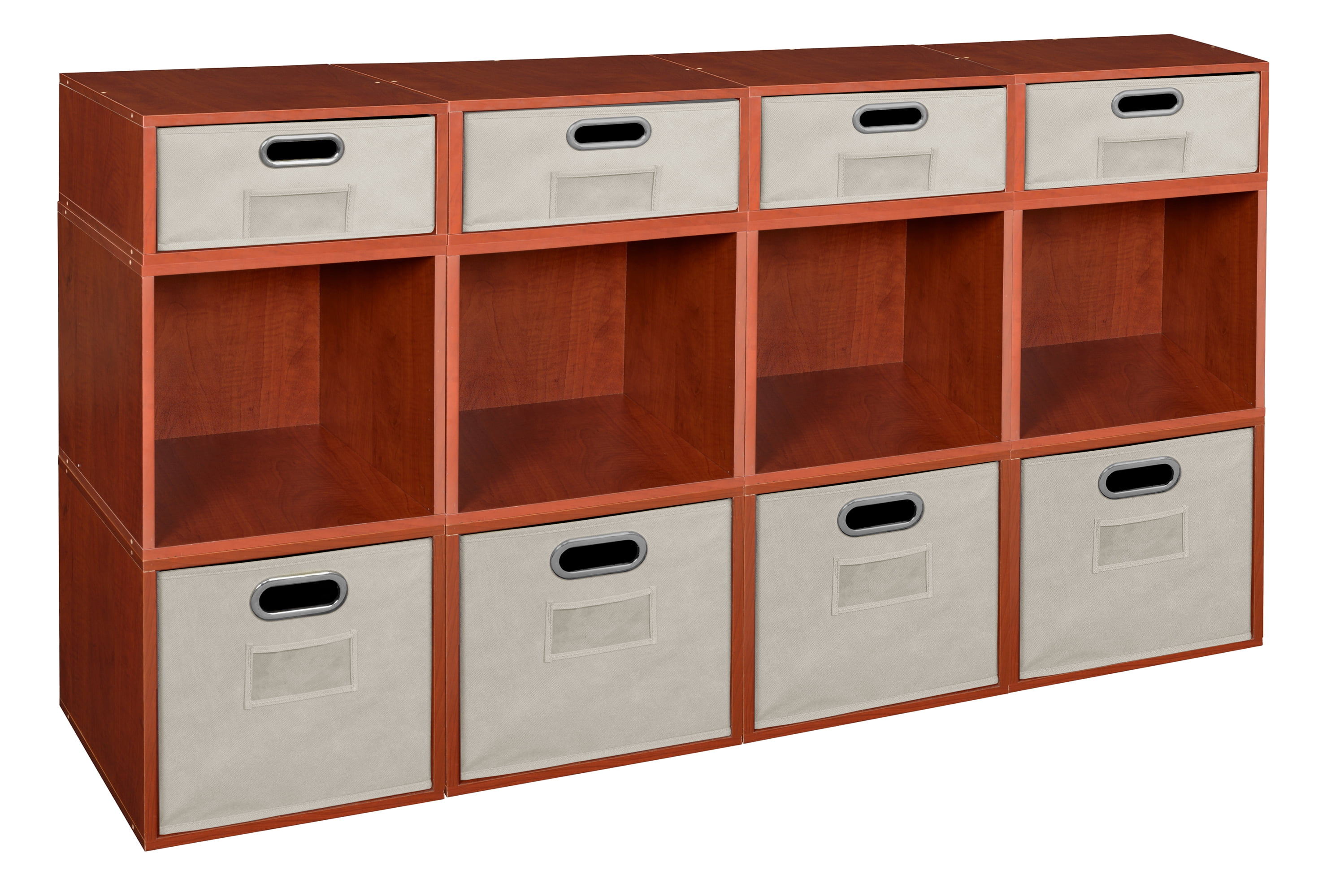 Regency Niche Cubo Storage Set- 8 Full Cubes/4 Half Cubes with Foldable ...