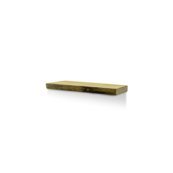 Regency Niche Islander 36in. Live Edge Floating Shelf - Real Maple Wood, USA Made