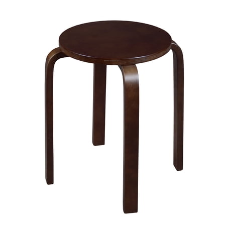 Regency Niche Mia Bentwood Stool- Mocha Walnut/Mocha Walnut