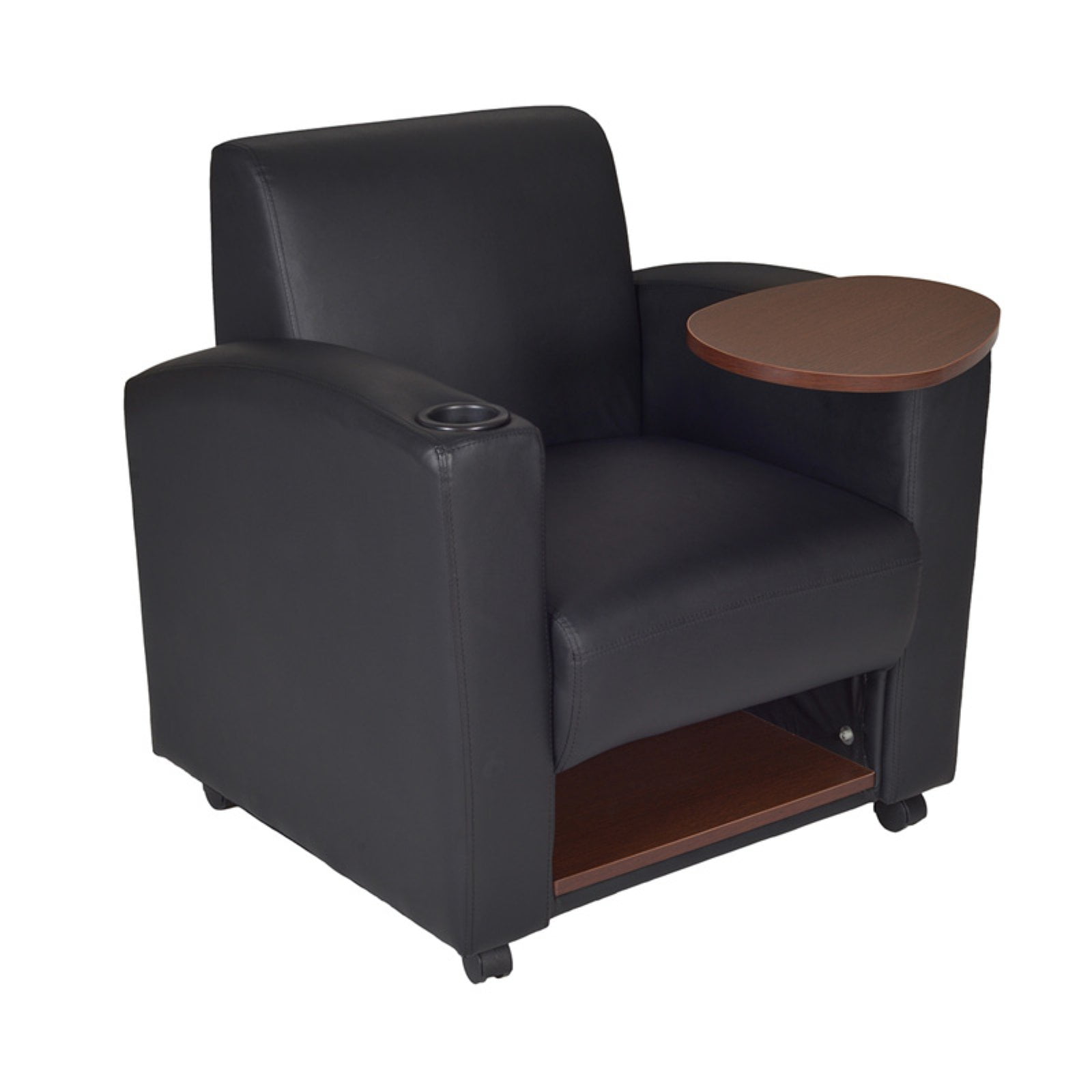 Regency Nova Tablet Arm Chair- Black/Java - Walmart.com