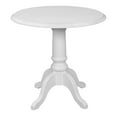thumbnail image 1 of Regency Prestige 30 in. Round Queen Anne Dining Table- White, 1 of 11