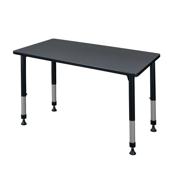 Regency Kee 42 x 30 in. Height Adjustable Classroom Activity Table- Grey
