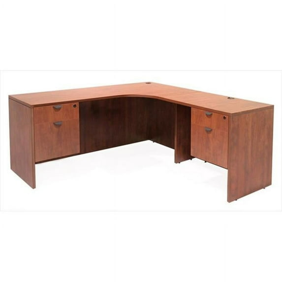 Regency Right Corner Credenza Unit - Cherry - 71 in.