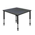 thumbnail image 1 of Regency Kee 42 in. Square Height Adjustable Classroom Activity Table- Grey, 1 of 6