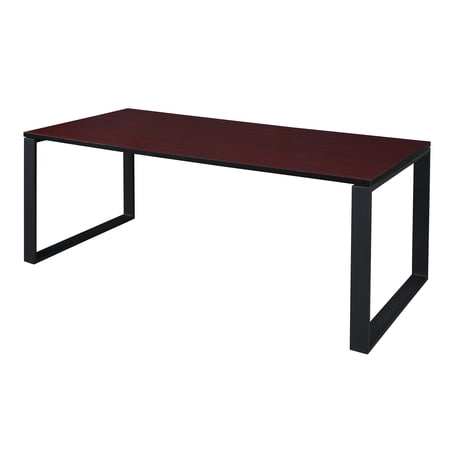 Regency Structure 72" x 36" Training Table- Mahogany/Black