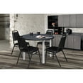 thumbnail image 1 of Regency Kee 42 in Round Breakroom Table- Grey Top, Chrome Legs, 4 Restaurant Stack Chairs, 1 of 6