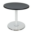 thumbnail image 1 of Regency Via 30" Round Platter Base Table- Grey/Chrome, 1 of 3