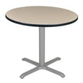 thumbnail image 1 of Regency Via 36" Round X-Base Table- Beige/Grey, 1 of 3