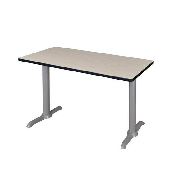 Regency Via 42 inch x 24 inch Training Table in Maple and Grey