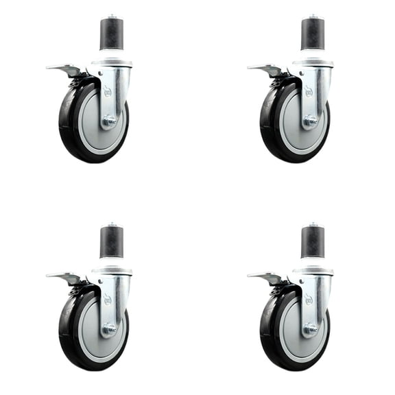 Regency Work Table Total Locking Caster Replacement Set - Service Caster Brand