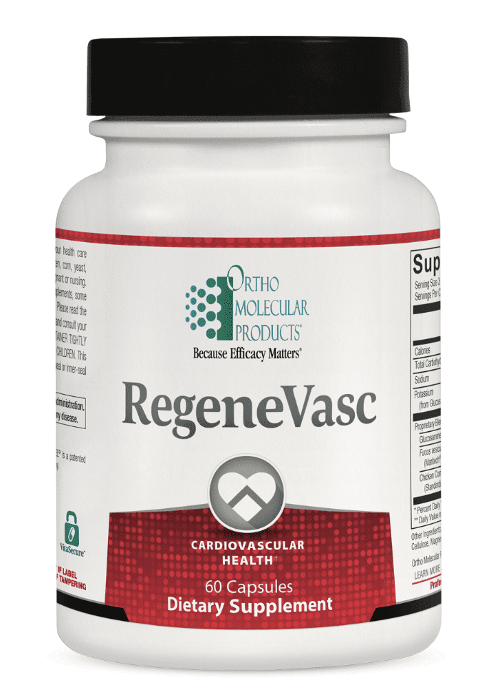 RegeneVasc (60 capsules) by Ortho Molecular Products 60ct